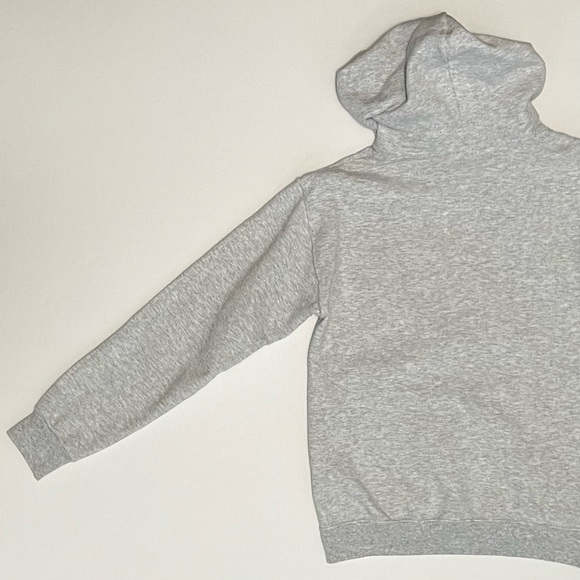 Chill The F*CK Out Hoodie Sweatshirt Heather Gray Small Namaste Yoga Sloth Lotus - Picture 5 of 11